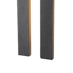 Qazqa wandlamp jamal zwart geïntegreerde led