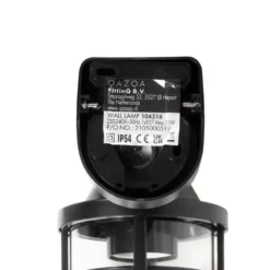 Qazqa wandlamp joeri zwart e27