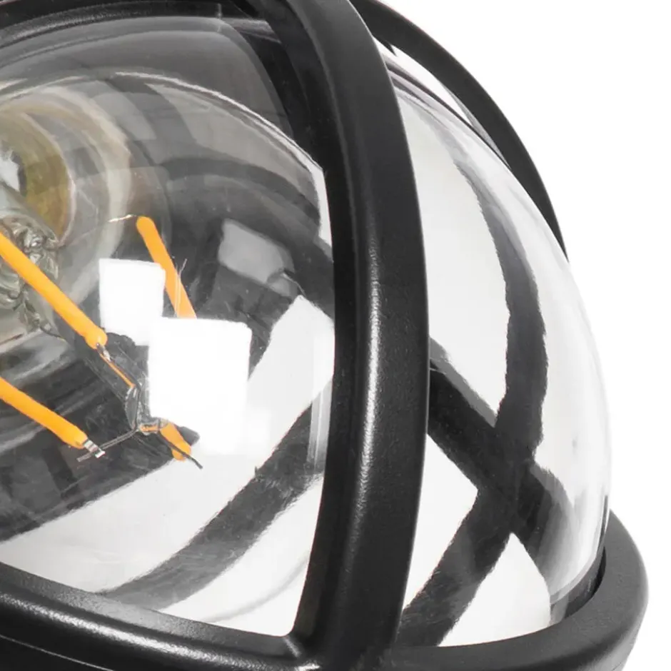 Qazqa wandlamp joeri zwart e27