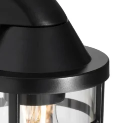 Qazqa wandlamp joeri zwart e27