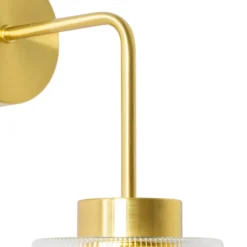 Qazqa wandlamp laura goudkleurig e27