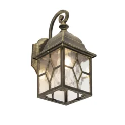 Qazqa wandlamp london bronskleurig e27