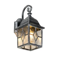 Qazqa wandlamp london zilverkleurig e27