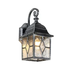 Qazqa wandlamp london zilverkleurig e27