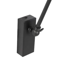 Qazqa wandlamp luna wl zwart e27
