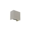Qazqa wandlamp meave wl grijs g9