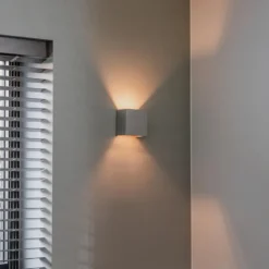 Qazqa wandlamp meave wl grijs g9