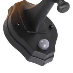 Qazqa wandlamp met bewegingssensor new haven zwart e27