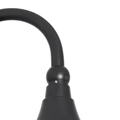 Qazqa wandlamp met bewegingssensor daphne zwart e27