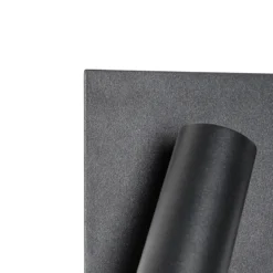 Qazqa wandlamp met bewegingssensor simon zwart geïntegreerde led