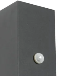 Qazqa wandlamp met bewegingssensor baleno grijs gu10