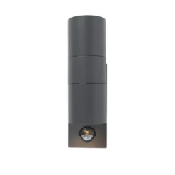 Qazqa wandlamp met bewegingssensor duo grijs gu10