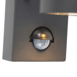 Qazqa wandlamp met bewegingssensor duo grijs gu10