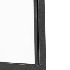 Qazqa wandlamp met bewegingssensor charlois zwart e27