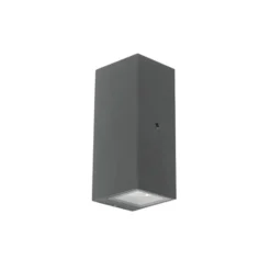 Qazqa wandlamp met daglichtsensor baleno grijs gu10