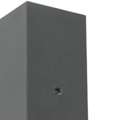 Qazqa wandlamp met daglichtsensor baleno grijs gu10