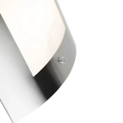 Qazqa wandlamp met daglichtsensor emmerald zilverkleurig e27