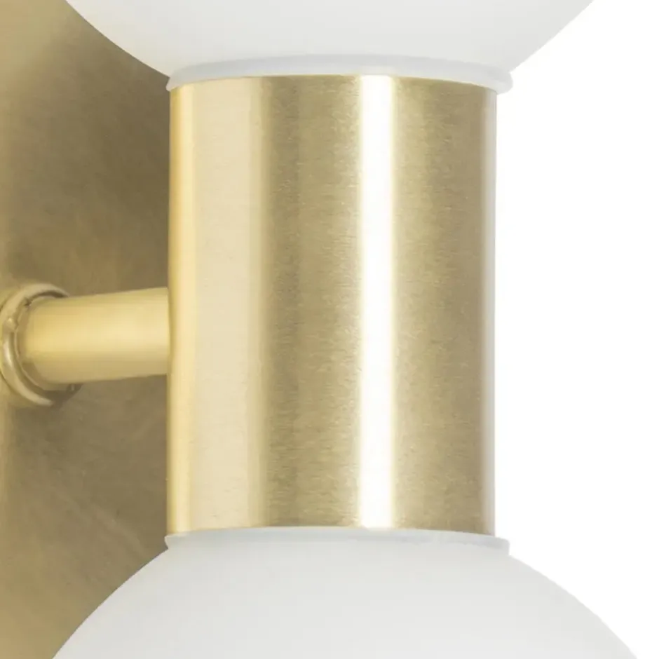 Qazqa wandlamp met glas cederic goudkleurig g9