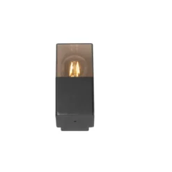 Qazqa wandlamp met glas denmark zwart e27