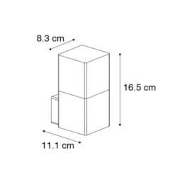Qazqa wandlamp met glas denmark zwart e27