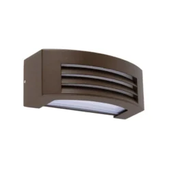 Qazqa wandlamp met glas hurricane bruin e27