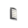 Qazqa wandlamp met glas miro zwart e27