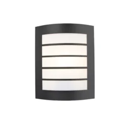 Qazqa wandlamp met glas miro zwart e27