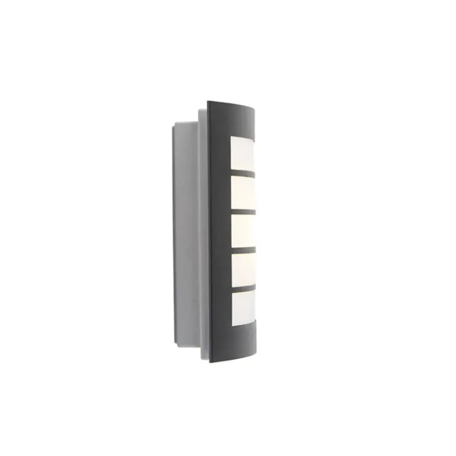 Qazqa wandlamp met glas miro zwart e27