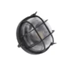 Qazqa wandlamp met glas nautica zwart e27
