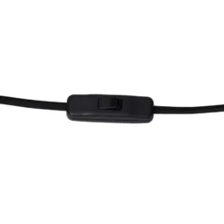 Qazqa wandlamp met glas vertical zwart g9
