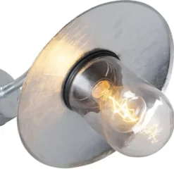 Qazqa wandlamp munich grijs e27
