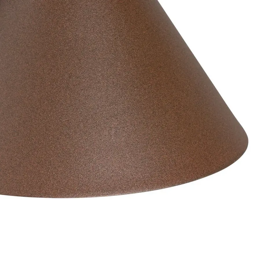 Qazqa wandlamp natas bruin e27