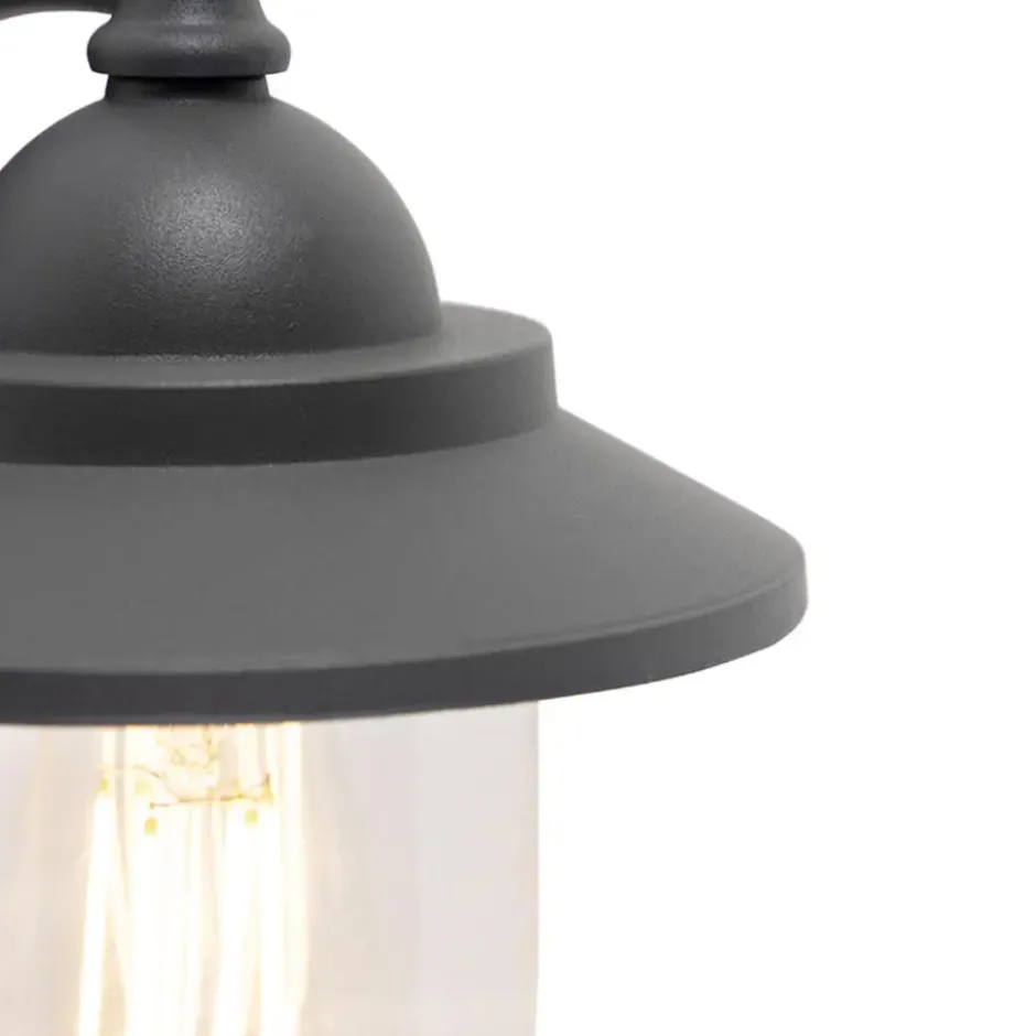 Qazqa wandlamp oxford grijs e27