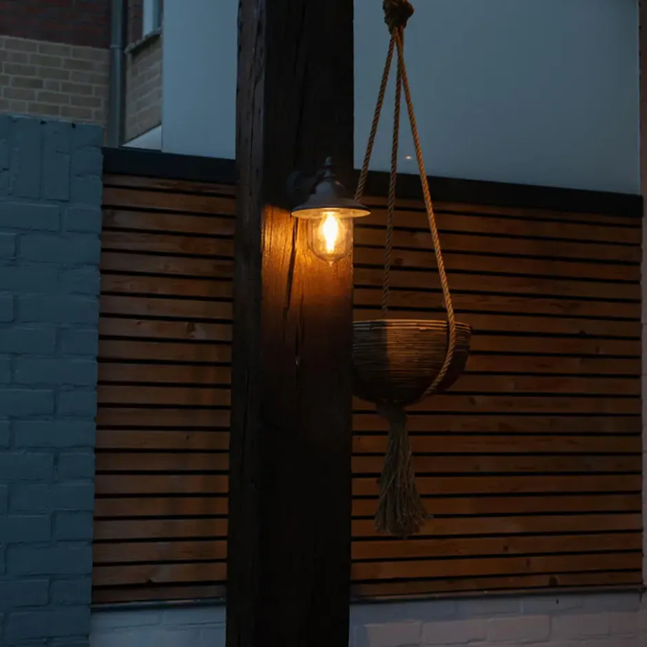 Qazqa wandlamp oxford grijs e27