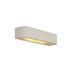Qazqa wandlamp plaster beige e14