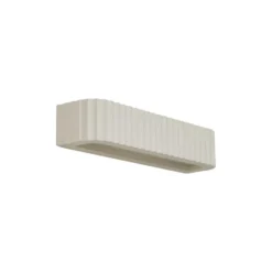 Qazqa wandlamp plaster beige e14