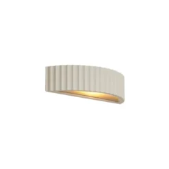 Qazqa wandlamp plaster beige e14