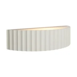 Qazqa wandlamp plaster beige e14