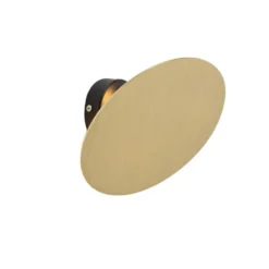 Qazqa wandlamp pulley goudkleurig g9