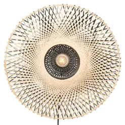 Qazqa wandlamp rina beige e27