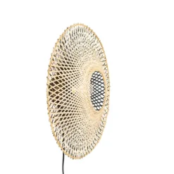 Qazqa wandlamp rina beige e27