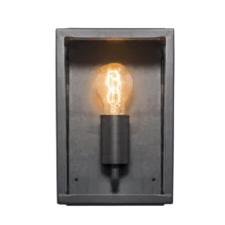 Qazqa wandlamp rotterdam zwart e27