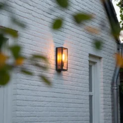 Qazqa wandlamp rotterdam zwart e27