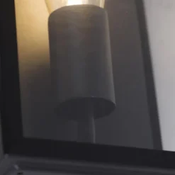 Qazqa wandlamp rotterdam zwart e27