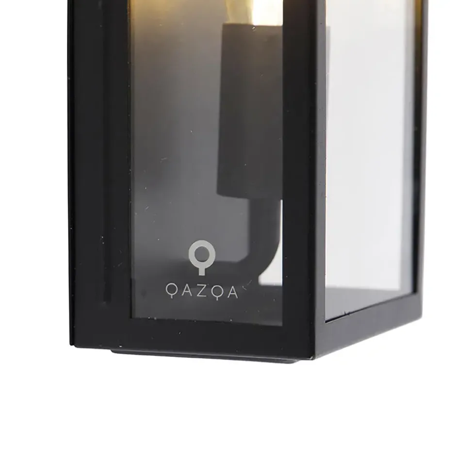 Qazqa wandlamp rotterdam zwart