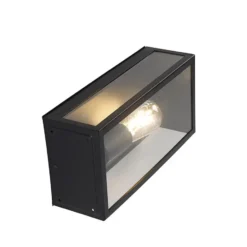 Qazqa wandlamp rotterdam zwart