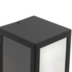 Qazqa wandlamp rotterdam zwart e27