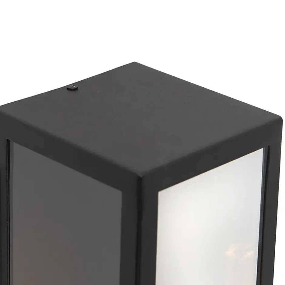 Qazqa wandlamp rotterdam zwart e27