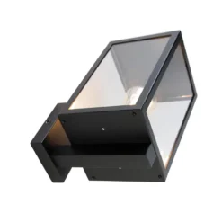 Qazqa wandlamp rotterdam zwart e27