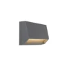 Qazqa wandlamp sandstone grijs geïntegreerde led